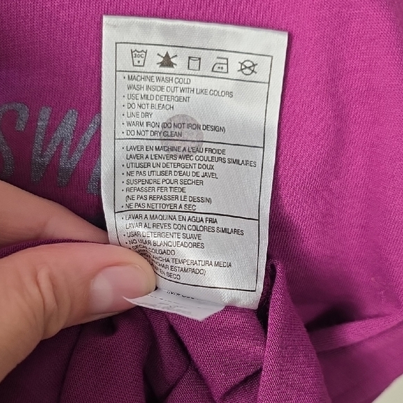 Vintage Nike Sportswear Magenta Top – Women’s Medium (Made in Turkey) - Picture 8 of 10